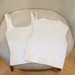 Babaton ribbed thick tops